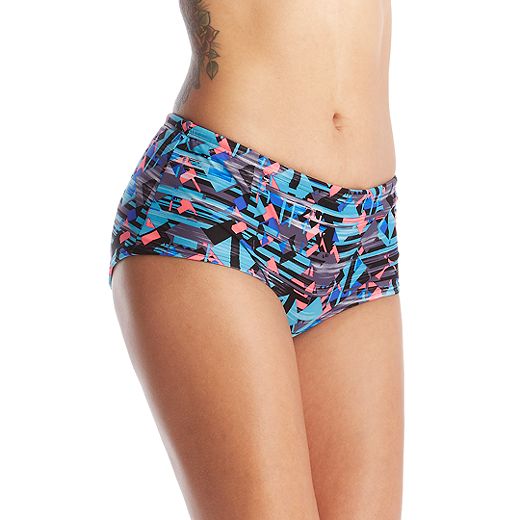 TYR Coral Bay Cheeky Short  Designed for a dynamic lifestyle, the TYR Women’s Coral Bay Cheeky Shorts caters to adventurists both in and out of the water.  Coral bay print Adjustable cord at waist 88% Polyester / 12% Spandex®