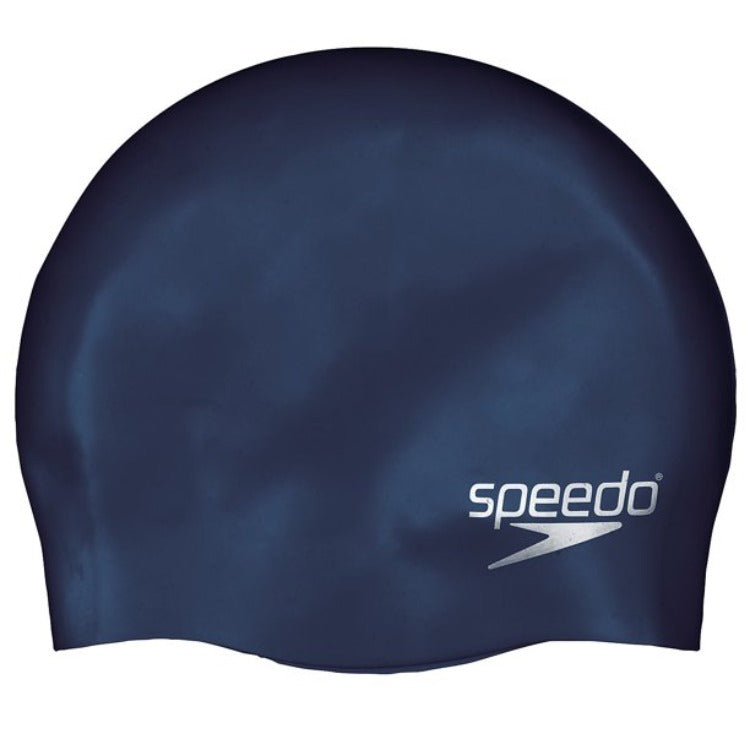 Swim in style with Speedo's Silicone Elastomeric Swim Cap. Its contoured shape and micro-grid texture reduce drag, allowing you to stay ahead of the competition with superior hydrodynamic performance. Crafted from durable silicone, it securely hugs your head, protecting your hair from chlorine. Plus, its soft inner texture prevents snagging and pulling for continued comfort. Let Speedo elevate your swimming journey.    71239C