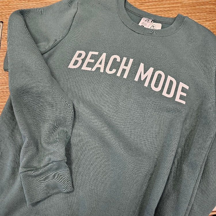 Beach Mode Crew Neck Sweater