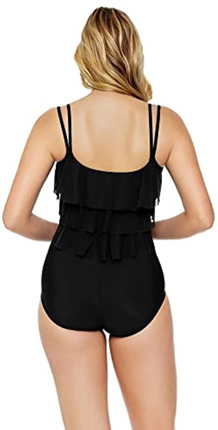 Triple Ruffle One Piece