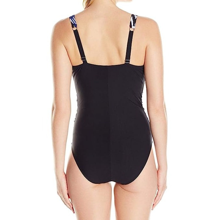 Be the belle of the pool in this Christina Evening Spell D-Cup Twist One Piece! Soft cups, a contour bra, waist minimizer, and tummy tamer - this swimsuit has it all! And did we mention the adjustable shoulder straps? Guaranteed to make waves no matter where you go!