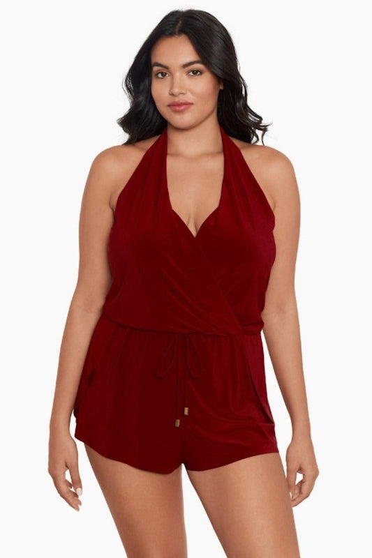 Bianca Curve Swim Romper