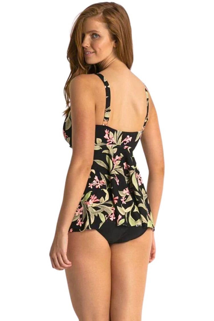 Amalfi Tie Front Singlet Tankini