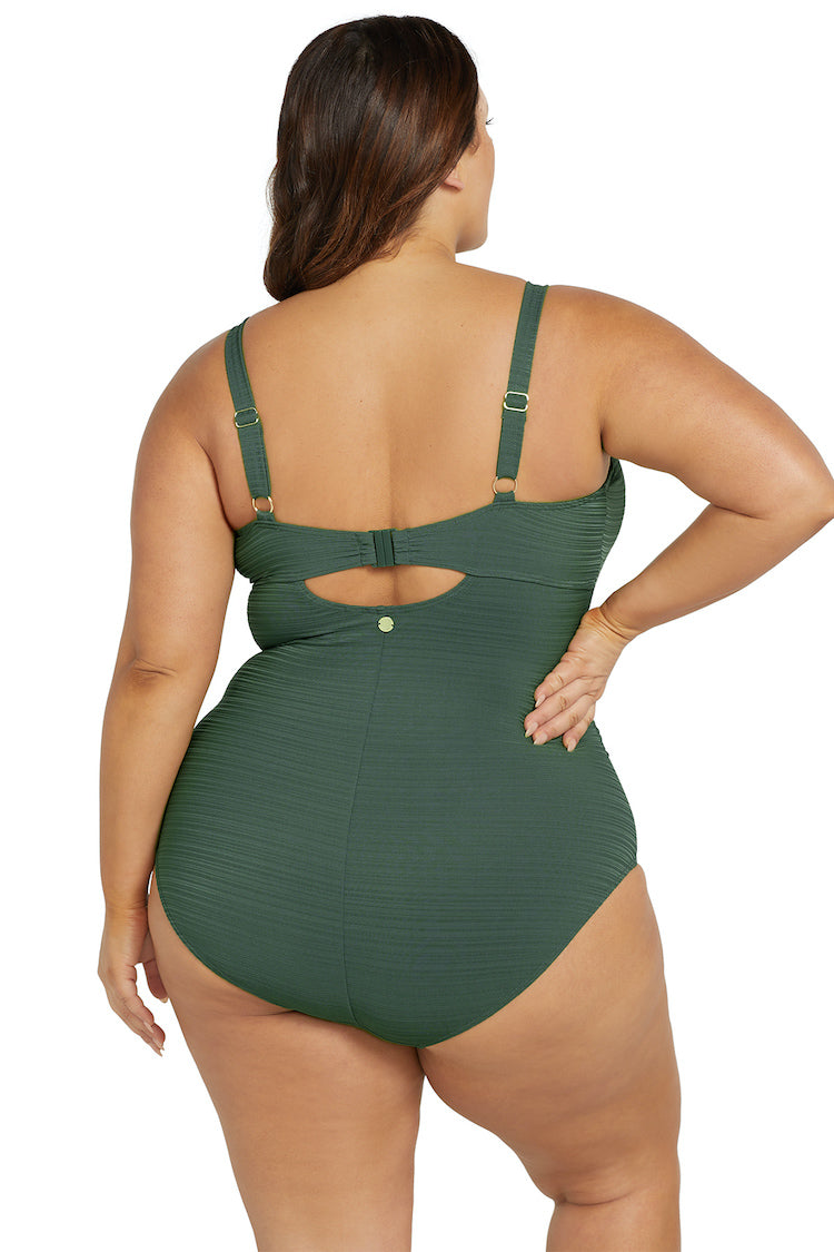 Aria Cezanne D / DD Cup Underwire One Piece Swimsuit