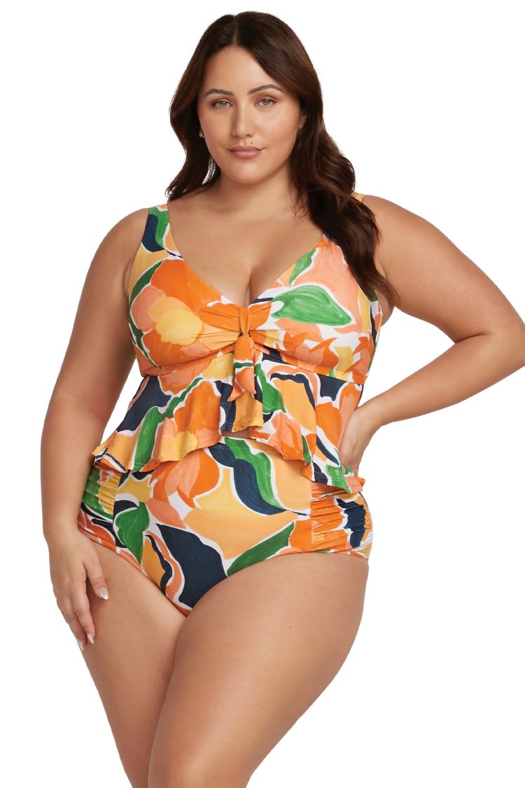 De L'Hortus Chagall Multi Cup Midriff Bikini