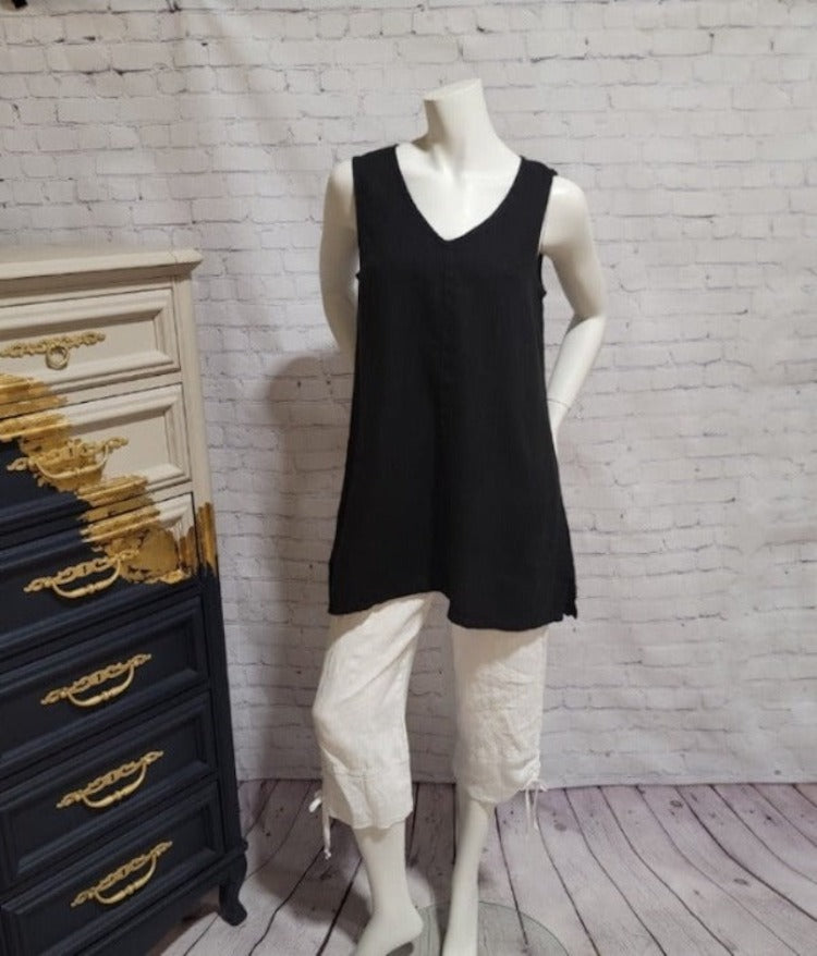 Linen V-Neck Tunic