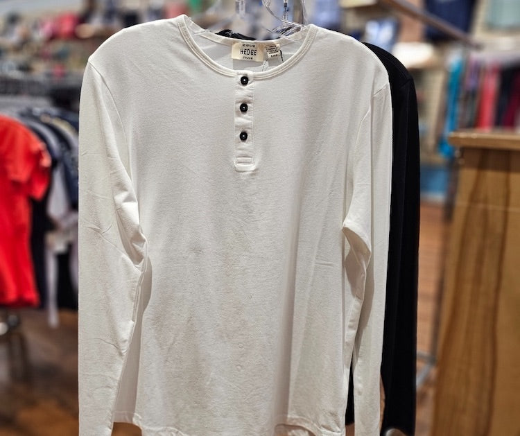 Henley Jersey Long Sleeve