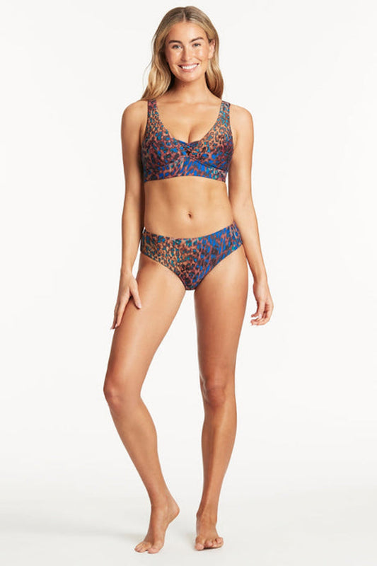 Hunter Longline Tri Bra With Macrame