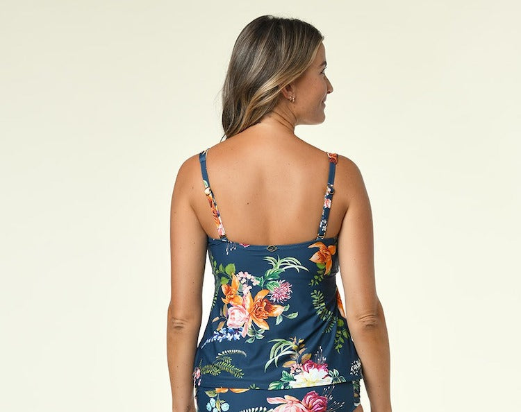 Floral Bandeau Tankini