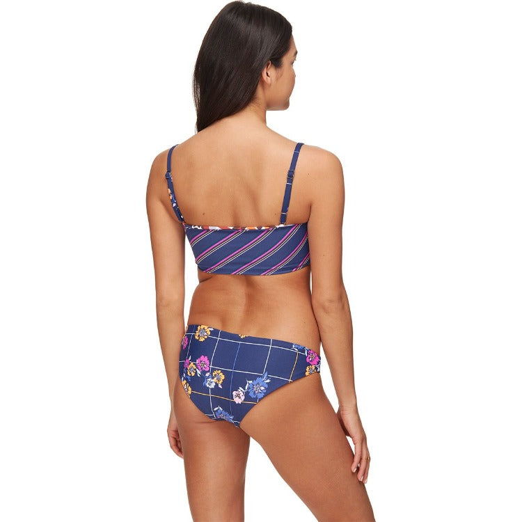 Make a statement in the Maaji Glowing Flicker Bikini Set! This two-way-wear bandeau top can be worn four ways - you can flaunt the stunning floral print one day, and the stripes the next. With removable soft cups for shaping and support, plus detachable straps for extra security, you'll look and feel runway ready all summer long!