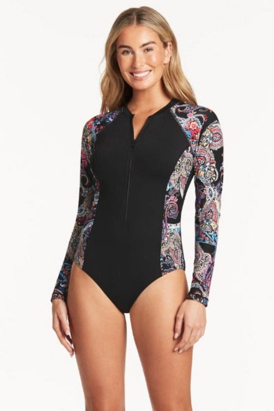 Bohemia Long Sleeve One Piece