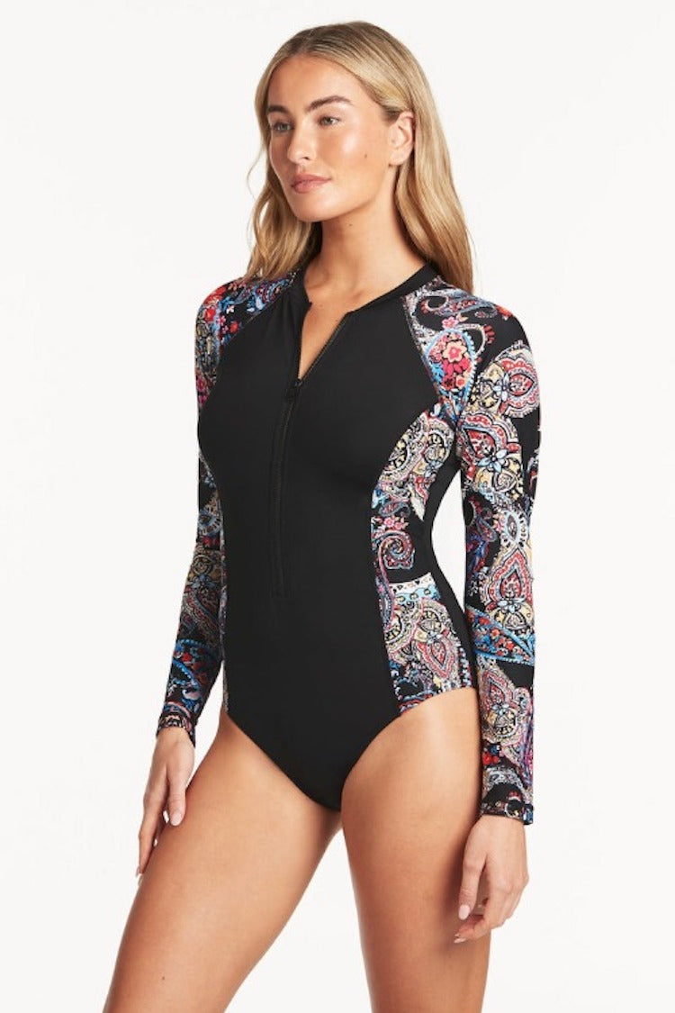 Bohemia Long Sleeve One Piece