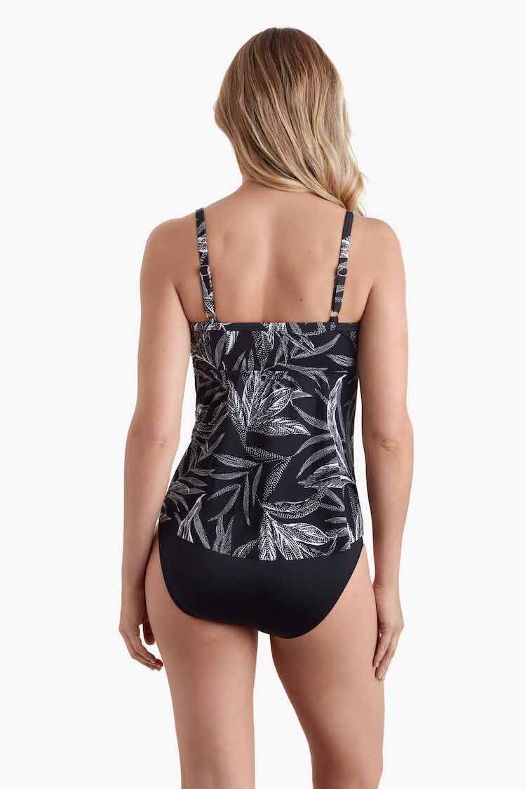 High Low Double Tier Tankini Top