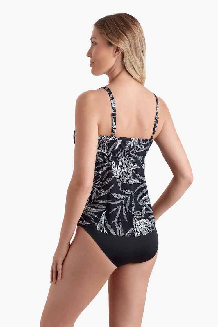 High Low Double Tier Tankini Top