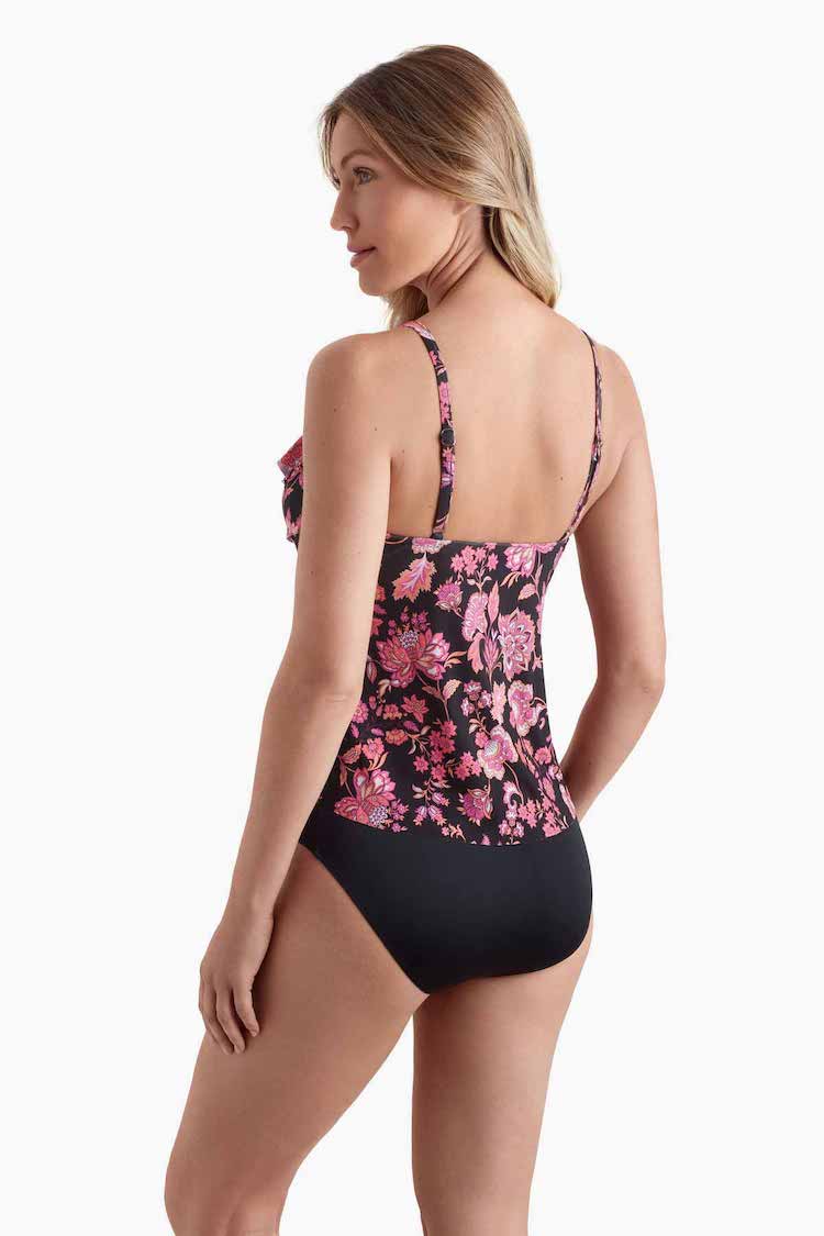 V-Neck 5-Tiered Tankini Top