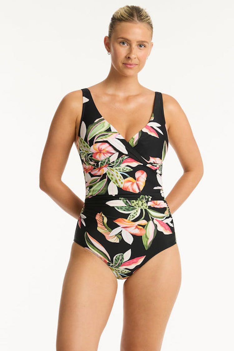 Sundown Cross Front One Piece