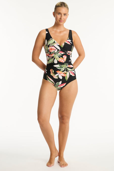 Robby Len By Longitude Floral One Piece Swimsuit  Floral one piece  swimsuit, One piece swimsuit, One piece