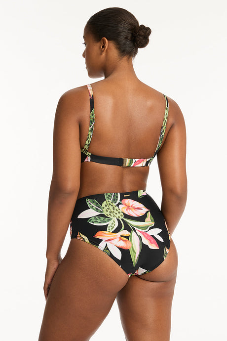  SUNNEEHOME Yellow Women's Two Piece Swimsuit, Tropical Hawaiian  Ruffle High Waisted Bikini Set, Cross Lace Up Bathing Suit for Women :  Clothing, Shoes & Jewelry