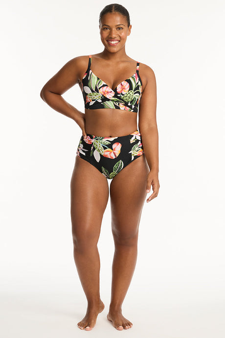 Bikini Set Swimwear Women Bikini Top for Big Breasts Swimsuits Beach Style  Bikinis Set (Color : 1005-Light Grey, Size : X-large) : : Fashion
