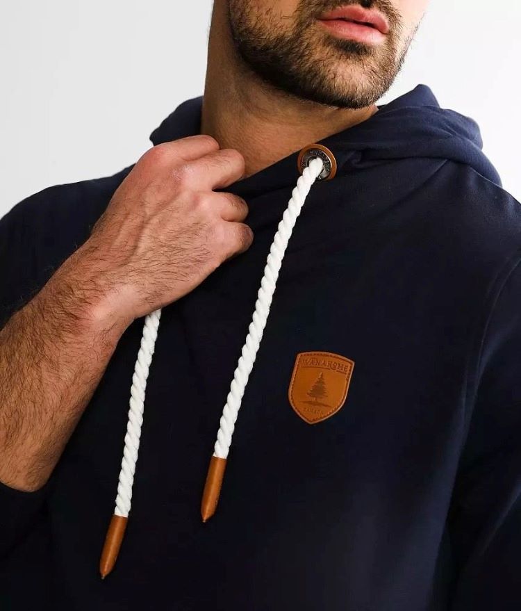 Wanakome Cascade Lux Navy pullover hoody