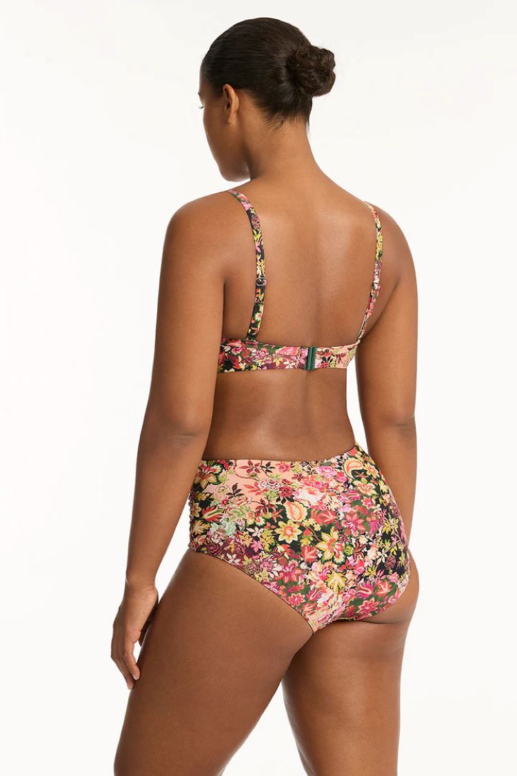 Wildflower Cross Front Moulded D/DD Cup Bikini