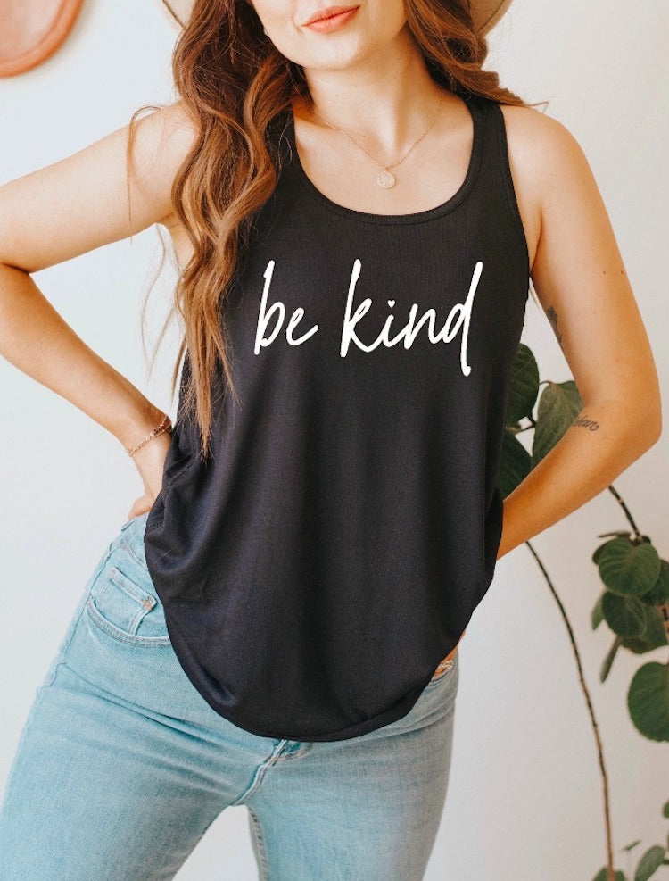 Be Kind Racer Back Tank Top