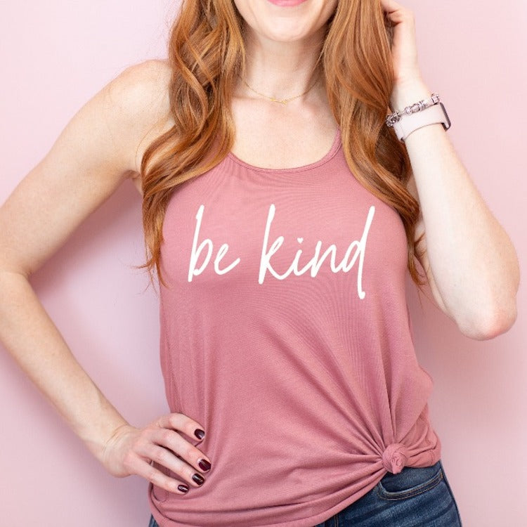 Be Kind Racer Back Tank Top