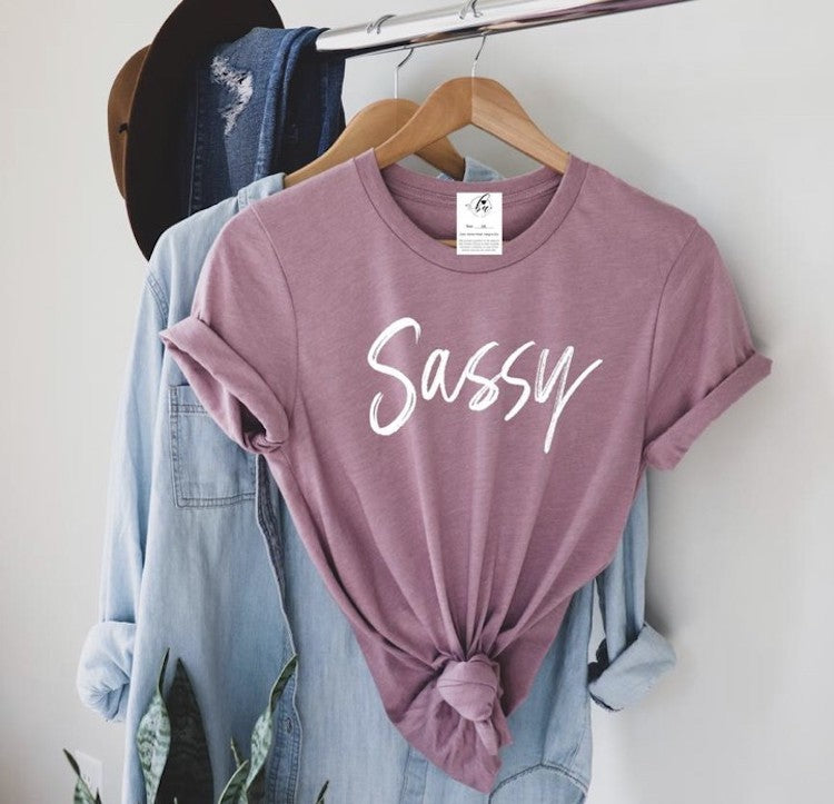 Sassy, Boyfriend Tee