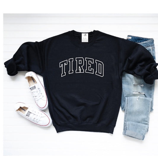 Tired Crew Neck Sweater