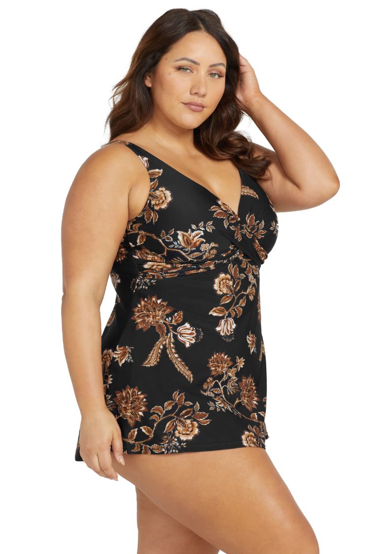 Chantique Delacroix Multi Cup Swim Dress