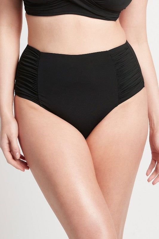 Eco Essentials Gathered Side High Waist Bottom