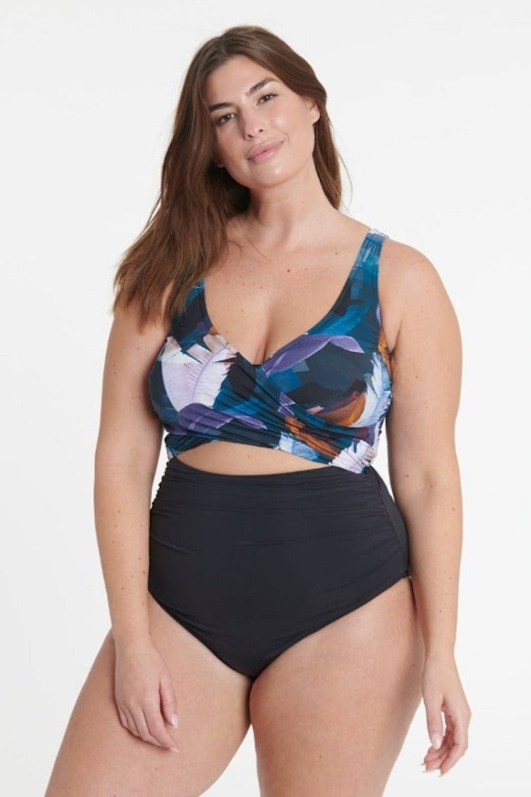 Romance Curve Wrap One Piece