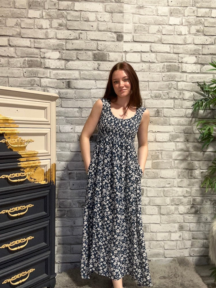 Smocked Maxi Dress