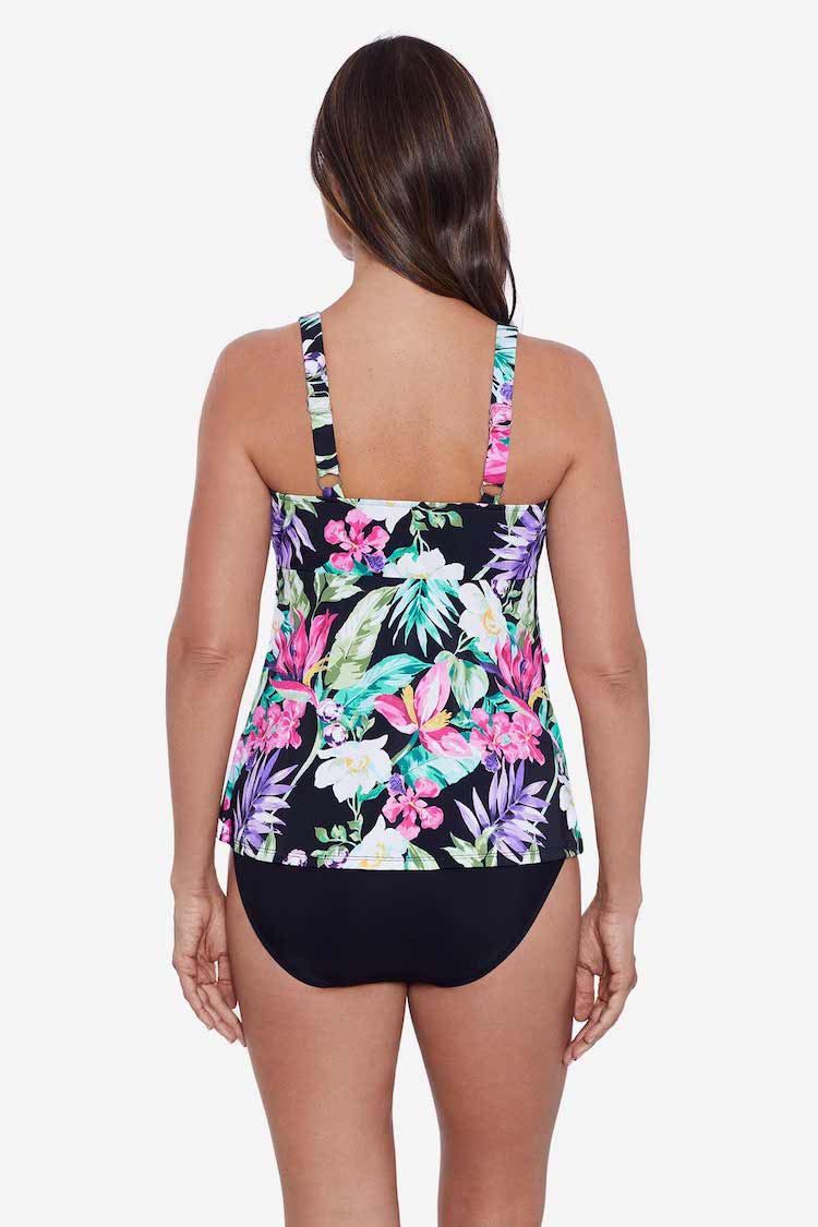 Shape Solver Triple Tier Tankini Top Mystic Tropic