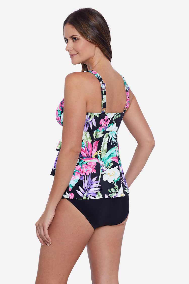 Shape Solver Triple Tier Tankini Top Mystic Tropic