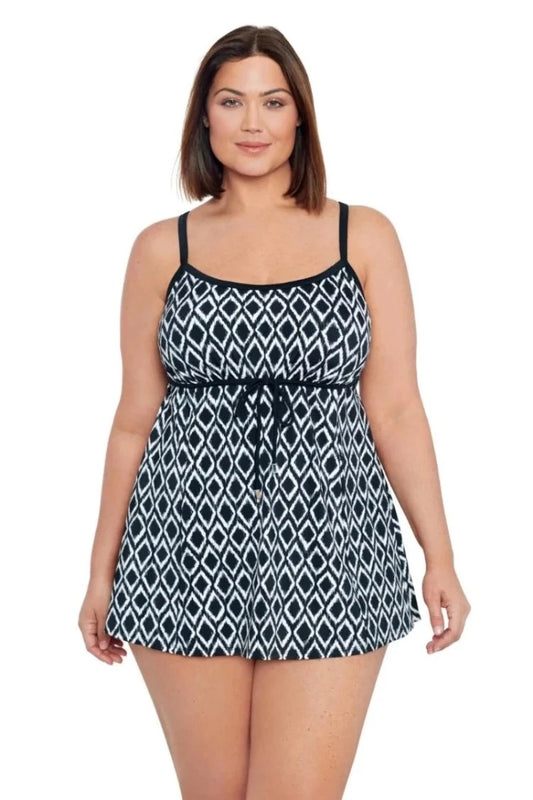 Curve Empire Waist Swimdress