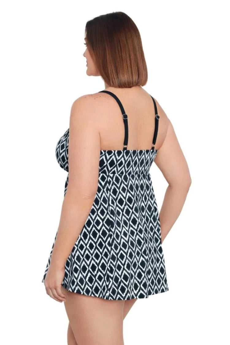 Curve Empire Waist Swimdress