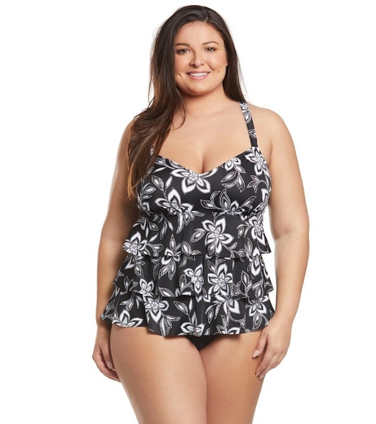 Magnolia Triple Tier Curve One Piece