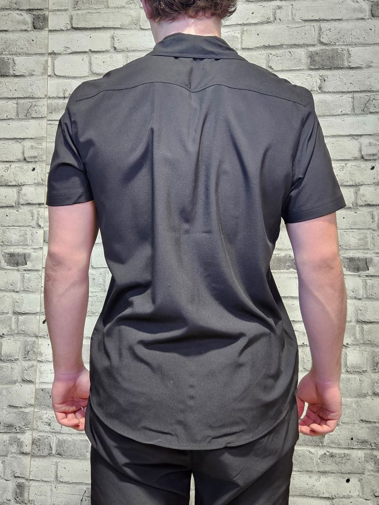 Dry Edition- Recycled 4-Way Stretch Solid Button Up