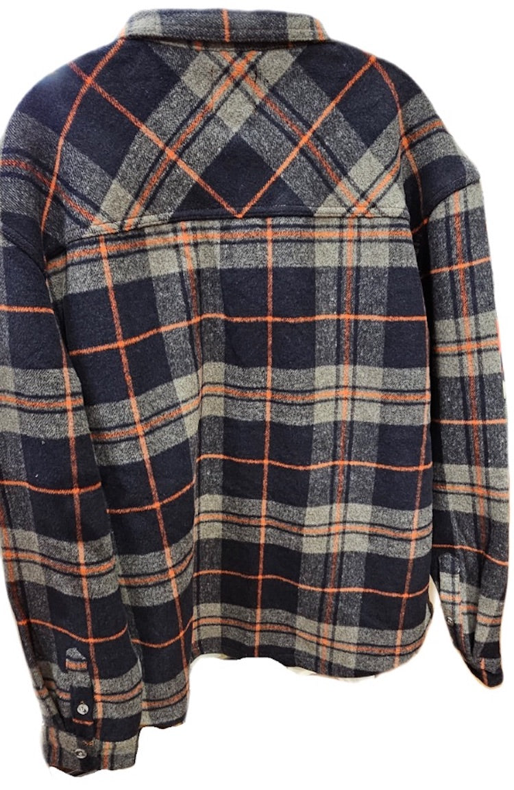 Poly Check Shacket