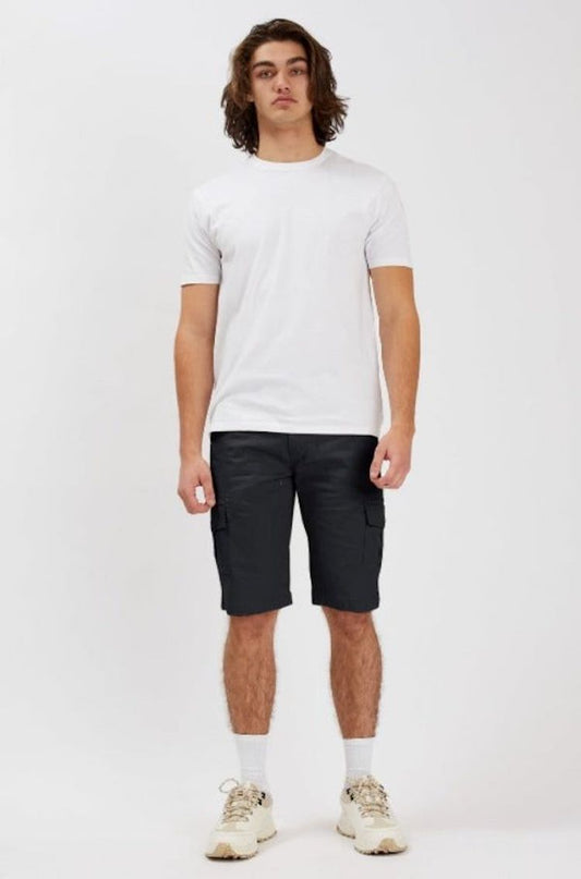 Hadad Stretch Denim Cargo Shorts