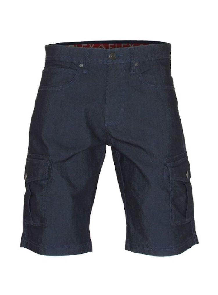 Hadad Stretch Denim Cargo Shorts