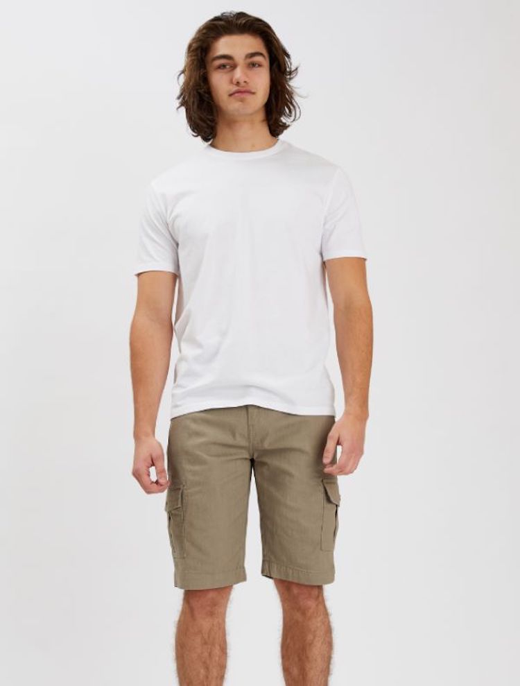 Hadad Stretch Denim Cargo Shorts