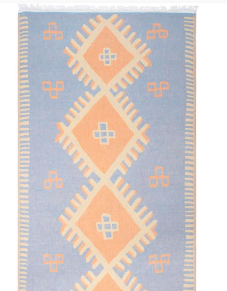 Taos Double Weave Fringe Beach Towel