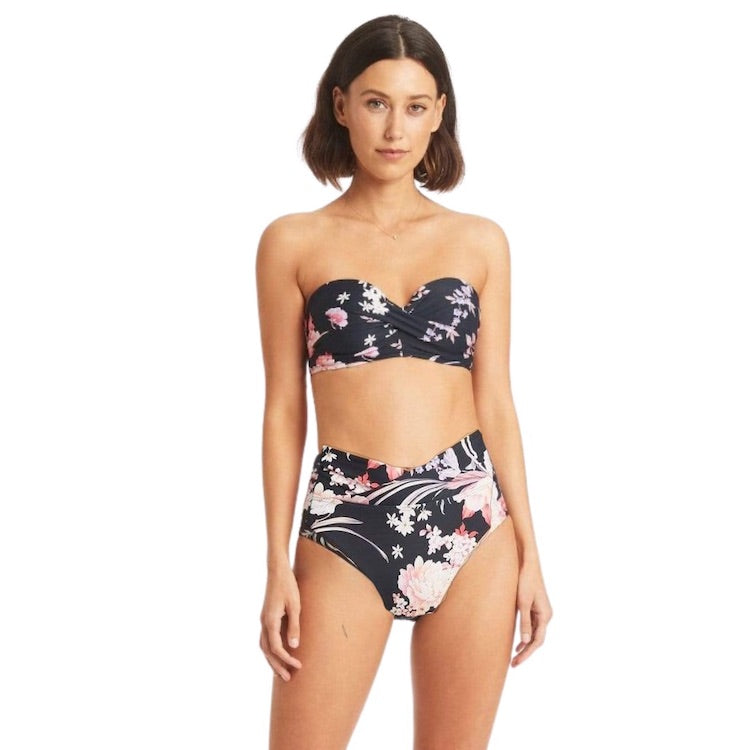 Martini Twist Front Bandeau Bikini