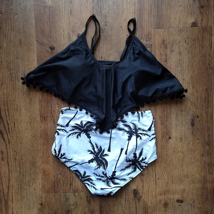 Stay Warm in Style Taking Chances Tassel Bikini