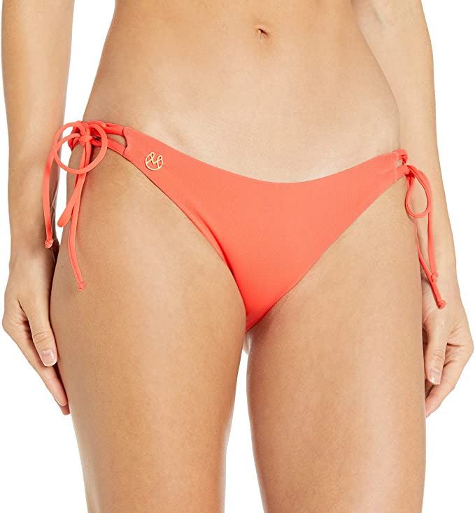 Grab this killer Maaji creation - perfect for sprinting or casually sprawlin' at the beach. Its strappy back can't be missed and its low-risin' side-tied bottoms will have 'em all starin' in coral amazement. With a bralette top, removeable soft pads, and reversible hipsters in medium seat coverage, you can't go wrong!