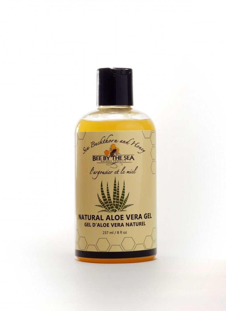 Our lightweight aloe vera gel soothes and refreshes the skin. Get healthy, hydrated skin with the added benefits of sea buckthorn and honey.  We have combined the benefits of sea buckthorn and honey with another powerhouse ingredient, aloe vera! Packed with vitamins and nutrients that nourish and soothe the skin. Our formula is naturally tinted with sea buckthorn oil which gives it a beautiful bright tangerine colour. Try it for skin inflammation, sunburns, psoriasis, eczema, acne, age spots & scars.