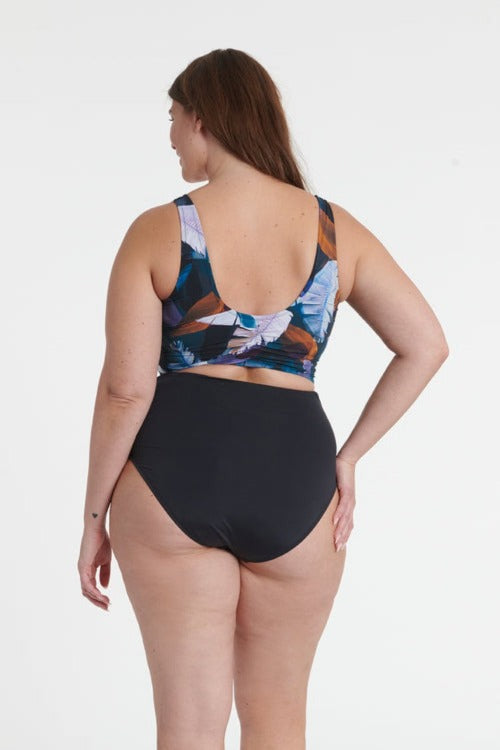 Everyday Sunday's ultra-famous powerhouse piece has the dynamite duo of a one-piece and a bikini, sure to give you that extra spark of self-assurance! This exclusive design gracefully embraces your curves in all the right places, making women of all sizes want a copy in every hue. (Plus, you get removable cups, inner support, tummy control, regular leg and regular coverage - talk about a package deal!)