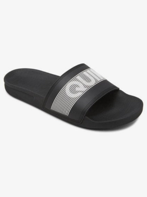 Step out in style with the Rivi Wordmark Slides! These versatile sandals are equal parts function and fashion, with a water-friendly TPR upper, comfy microfiber lining, and an ultra-soft Hydrobound™ footbed so you walk on cloud nine! Keep your footing with the slip-resistant outsole and strut your stuff in style all summer long.    AQYL101221